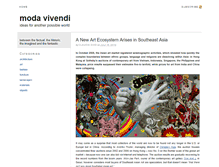 Tablet Screenshot of modavivendi.com